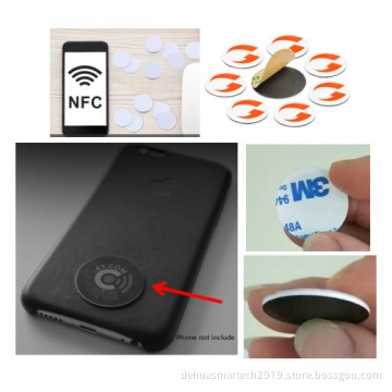 125/Khz / 13.56Mhz RFID sticker nfc epoxy tag for phone